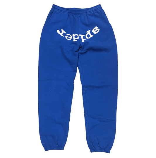 Sp5der Blue Worldwide Sweatpants